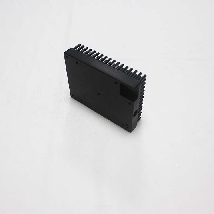 Quality Anodizing Black Pin Fin Cold Forged Heat Sink With Aluminum 1070 Width 15cm wholesale