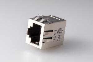Quality 10 / 100 BASE 1x1 Vertical RJ45 Jack Without LED PHC Network Connector wholesale
