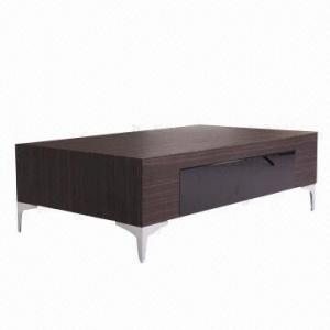 Quality Coffee Table with Glossy Paint and Walnut, Made of MDF wholesale