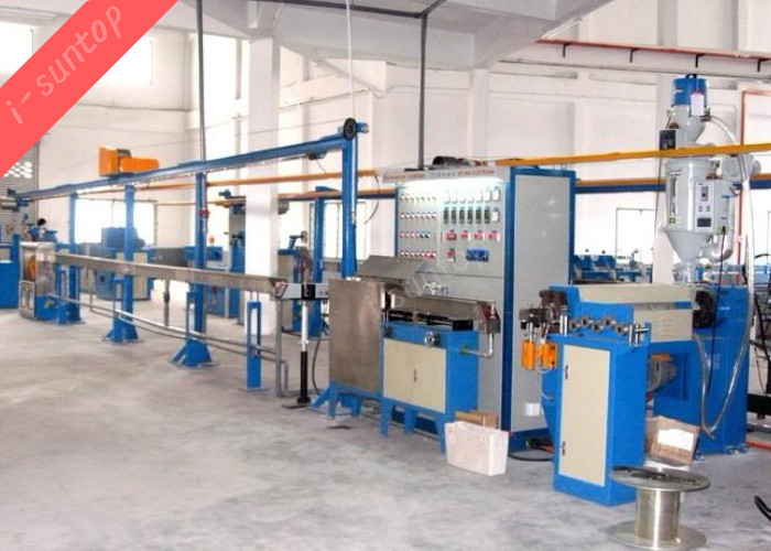 China PLC Control 50Hz Copper Wire Cable Making Machine With PE Material on sale