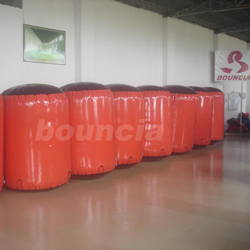 Quality Red Inflatable Cylinder Paintball Bunker wholesale