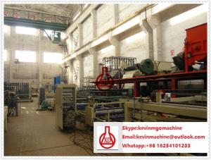 China Light Weight EPS Wall Panel Fiber Cement Board Production Line High Automatization Degree on sale
