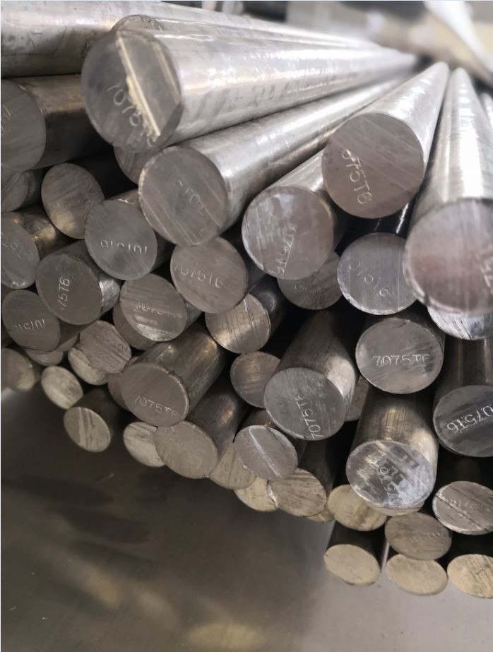 Quality T6 7075 Aluminum Round Bar / Aluminium Round Rod For Ordnance Industries wholesale