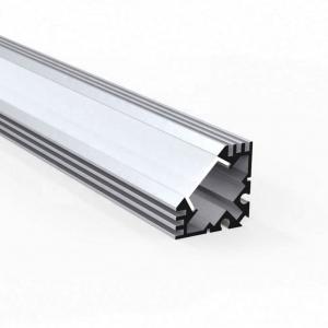 Quality Anodized Recessed Corner LED Profile Silver White Black Aluminium Material wholesale