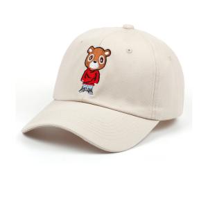 Quality 100% Cotton Childrens Fitted Hats Sports Cap Plain custom Embroidered logo wholesale