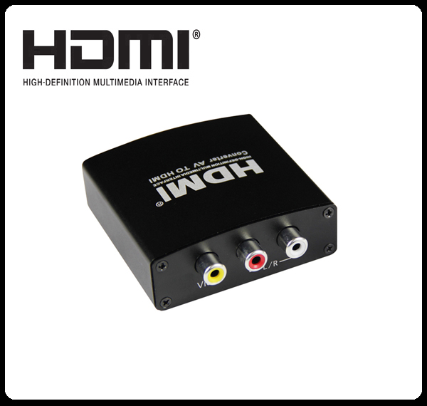 Quality high speed RCA/CVBS TO HDMI Converter support 3D 1080P wholesale