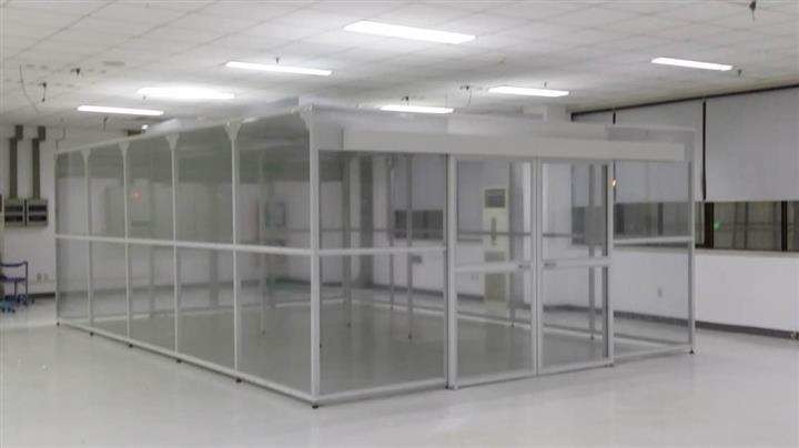 Quality Anti Static Clean Room Booth 220V / 50Hz Power Supply With Acrylic Hard Wall wholesale