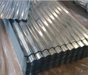 China Galvanized Building Roof Tiles Thin Corrugated Steel Tile 762 - 780 Pcs Per Ton on sale