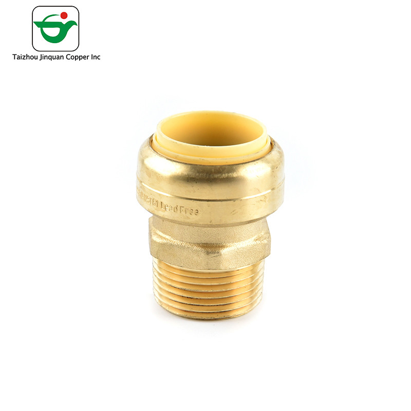 CUPC NSF61 1/2''X1/2" Push Fit Brass Male Adaptor for sale