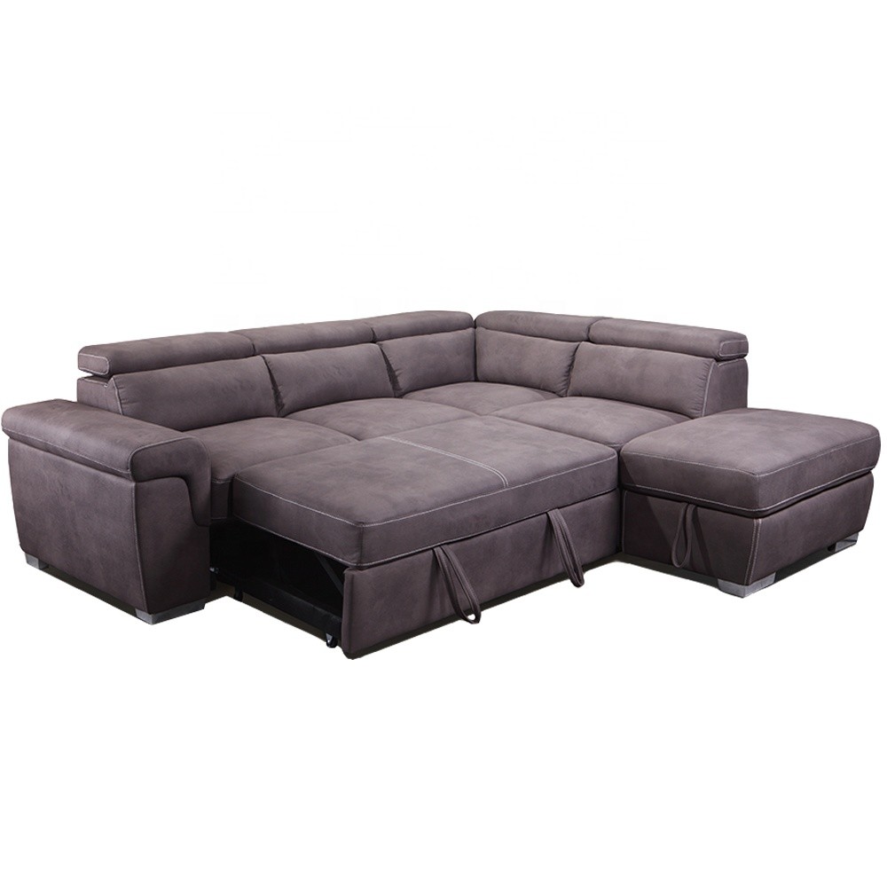 China Durable Comfortable Sleeper Sofa , Abrasion Resistant Fabric Couch Bed on sale