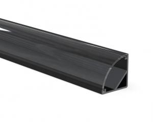 Quality Black Corner LED Profile 16MM x 16MM Aluminum Alloy Material For LED Strip wholesale