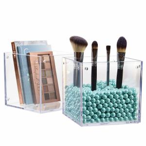 Quality Fine Craftsmanship Acrylic Cosmetic Box Storage Holder For Makeup Brush wholesale
