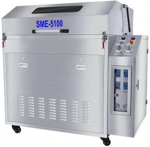 China Compressed Air Driven 1000mm Diameter Round Basket Reflow Oven Flux Condensor Wash Machine on sale