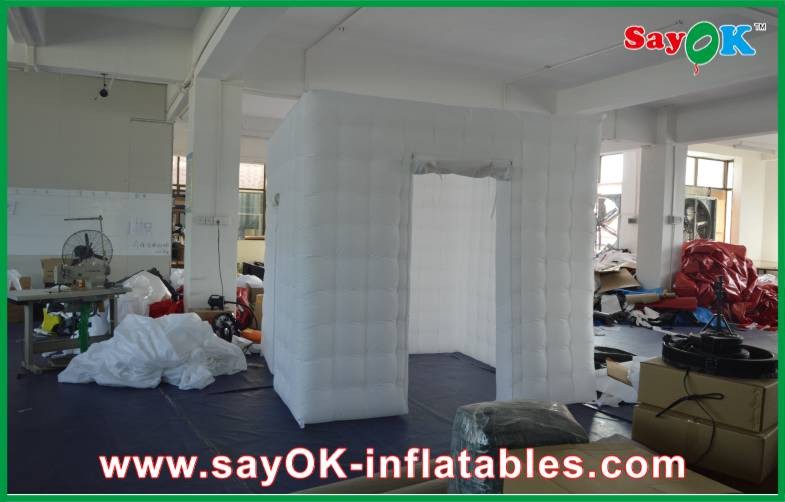 China Factory price Led 360 Photo Booth Enclosure Inflatable Backdrop Inflatable Photo Booth on sale