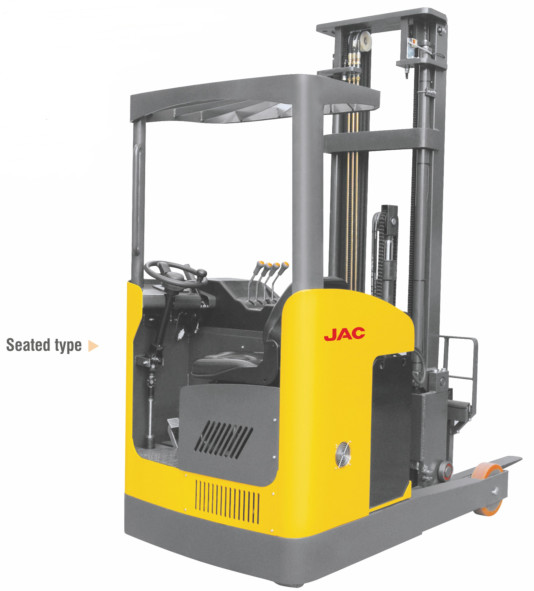 Quality Seated Type 1 Ton Electric Reach Fork Truck Counterbalanced For Warehouses wholesale