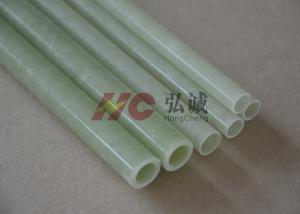 Quality Light Green Epoxy Pultruded Fiberglass Tube Added Imported Fire Retardant wholesale