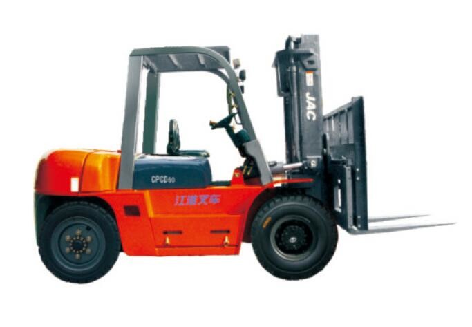 Quality Durable Warehouse Lifting Equipment 5 Ton Diesel Forklift With Side Sliding Fork wholesale