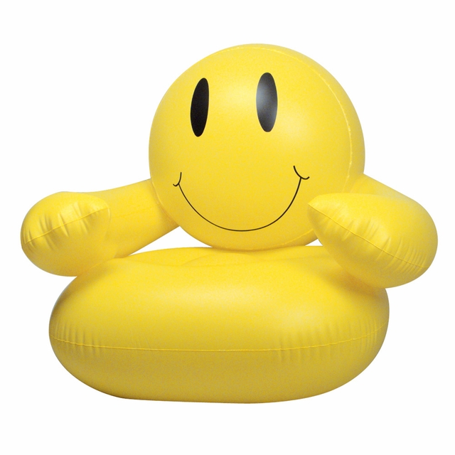 Quality PVC Inflatable Sofa, single inflatable air sofa chair,cute yellow bed room air chair wholesale