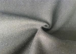 Quality Skin Friendly Soft Melton Wool Fabric For Garment , Wool Coating Fabric wholesale
