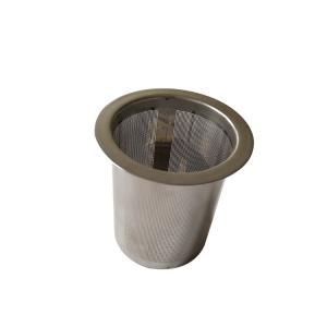 Quality Etching Stainless Steel Ellipse 0.2mm Teacup Strainer wholesale