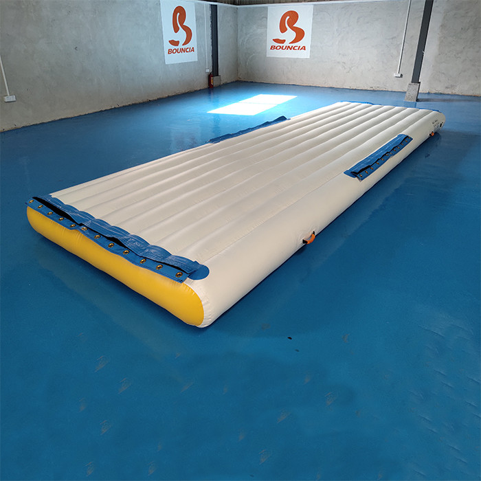 Quality 0.9mm PVC Tarpaulin Inflatable Water Floating Platform For Water Park wholesale