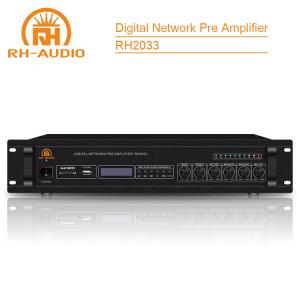 RH-AUDIO Digital Audio Amplifier with Rj45 Network Port for IP PA System
