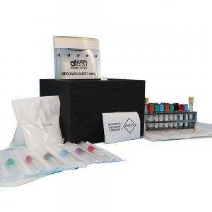 Quality FDA Ziplock  Biohazard Specimen Transport Bags 167mmx283mm wholesale