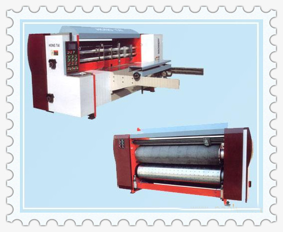 Quality carton box making Semi-auto rotary die cutting machine with chain feeding factory wholesale