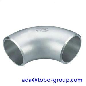Quality ASME B16.11 SW 90 Degree Stainless Steel Elbow ASTM SA234 WPB Elbows wholesale