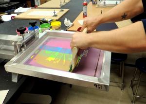 Quality High Precision Silk Screen Aluminum Frame For Printing Silver Color Light Weight Materials wholesale