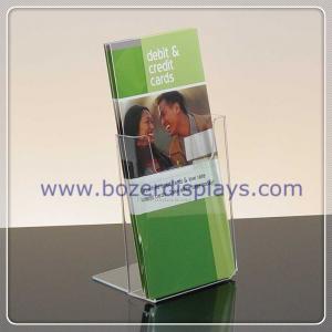 Quality Single Pocket Clear Acrylic Portable Brochure Holders wholesale