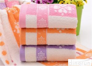 China Fashionable Home Spa Towel Dye Yarn , Face Wash Cloths Durable on sale