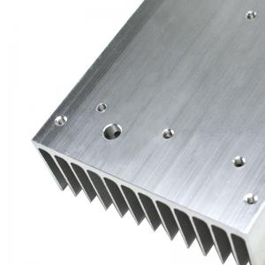 Quality T Profile Aluminum Heat Sink Extrusions Natural Anodizing AL6063 Raw Material wholesale