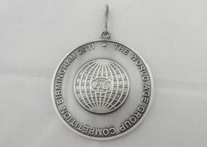 Quality World Age Group Competition Birmingham Die Cast Medals with Antique Silver Plated, 3D wholesale
