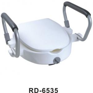 Quality Elevated Toilet Seat Bathroom Assistive Devices Removable Arms Medical Elderly With Lid wholesale