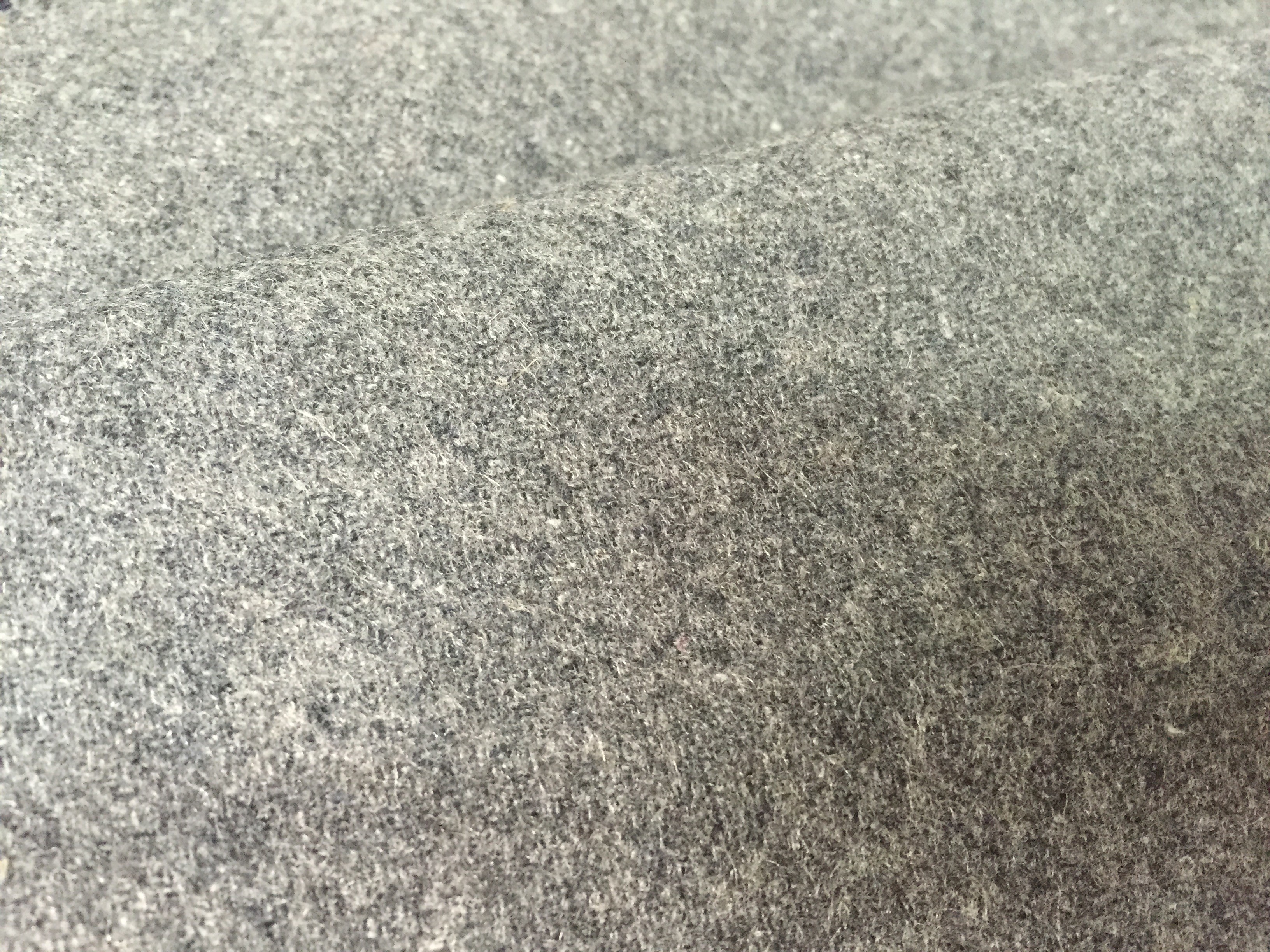 Quality Supreme Breathable Flannel Wool Fabric For Scarves / Overcoats Roll Dyed wholesale