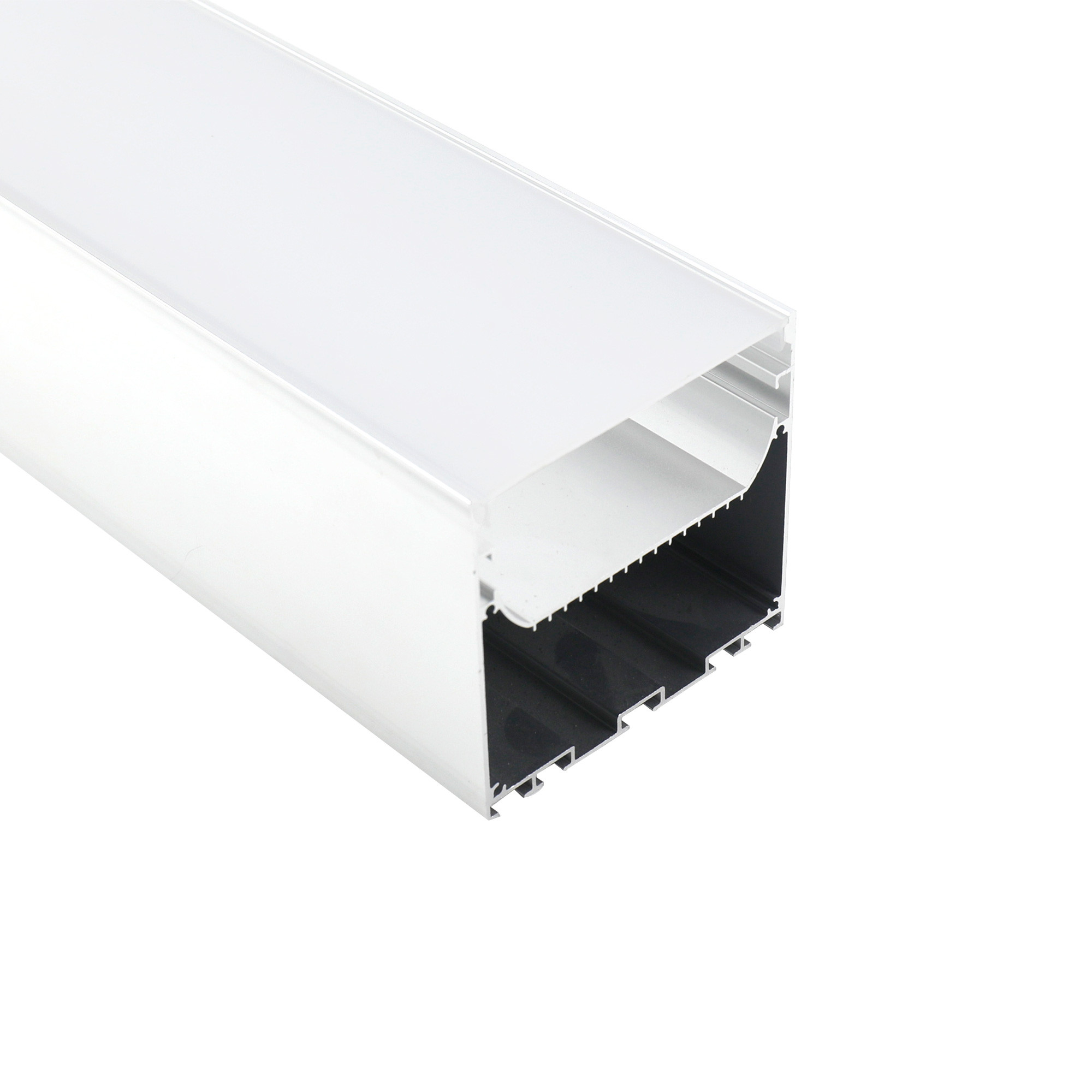 Buy cheap 70×75mm Suspended LED Profile Channel Anodized Aluminium Alloy 6063 Material from wholesalers