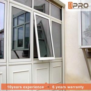 Quality Aluminum Alloy Modern Awning Window , Space Saving Awning Glass Window awnings vertical window aluminium window awnings wholesale