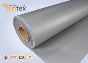 Quality 16 OZ Thermal Insulation Cover Silicone Coated Fiberglass Fabric Cloth Grey No Oil Dropping wholesale
