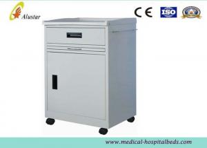 China Stainless Steel Medicine Bedside Cabinet With Drawer And Door ISO9001 ( ALS - CB102) on sale