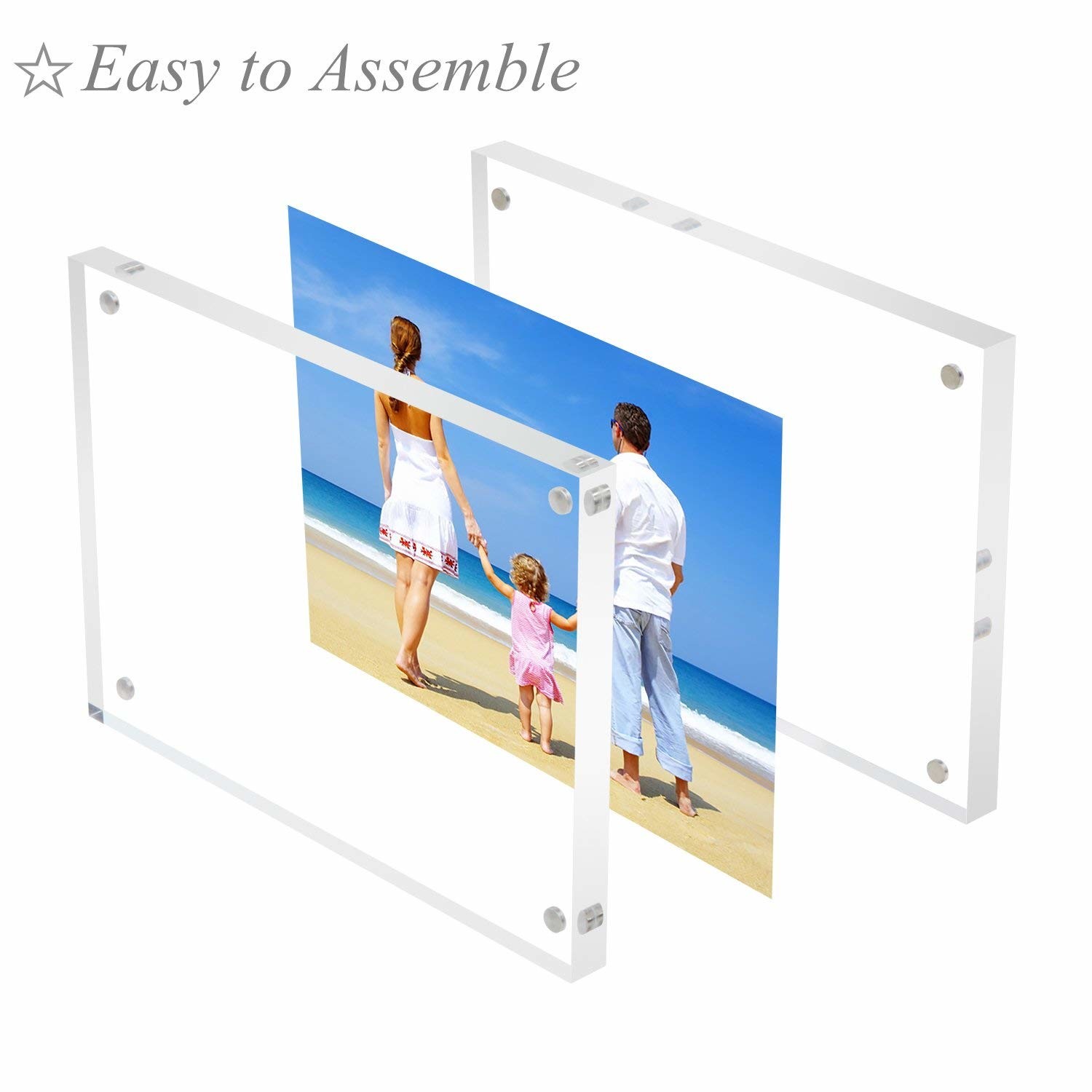 Quality Non Glare Acrylic Frameless Picture Frames wholesale