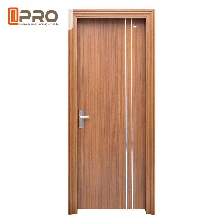Quality Soundproof Glass MDF Wooden Door / Interior Room Door Enviromental - Friendly wholesale