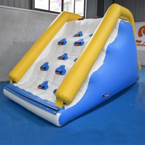 Quality Professional Made Inflatable Water Slide With 0.9mm PVC Tarpaulin wholesale