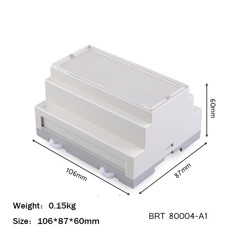 Buy cheap 106*87*60mm Abs Ul 94 V0 Diy Plc Din Rail Enclosure For Electronics Project from wholesalers