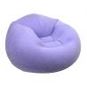 Buy cheap round single soft air sofa, inflatable air sofa bed for relax from wholesalers
