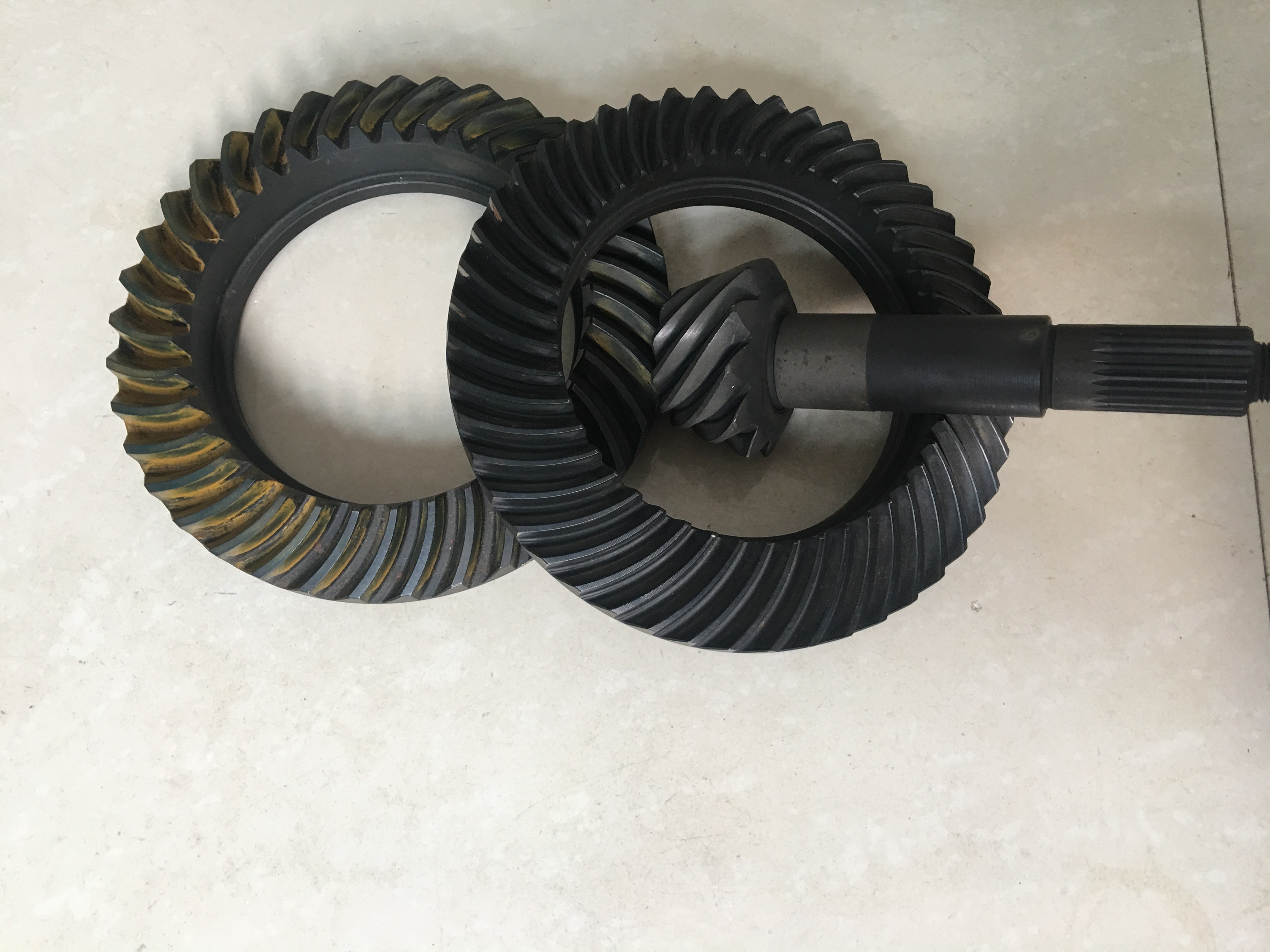 Quality Custom Ring And Pinion Gears , Spiral Crown And Pinion Gear Long Using Life wholesale