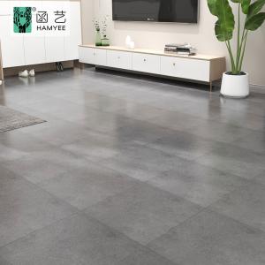 China Self Adhesive Waterproof Vinyl Flooring Sticker Grey For Indoor Living Room on sale