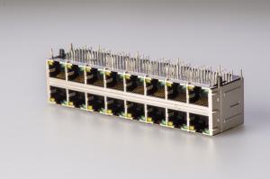 Quality Magnetic RJ45 Ethernet Jack RMA-392G-160F13-22 2 x 8 Port PBT wholesale
