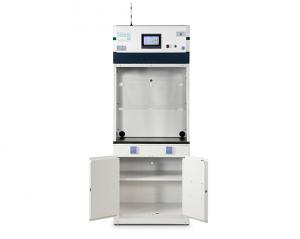 China Galvanized Steel Lab Chemical Fume Hood Ductless Anti Corrosive Portable on sale