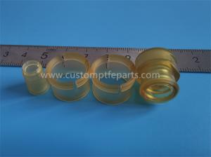 China Extruded Ultem Tube Transparent Amber Flame Resistant on sale